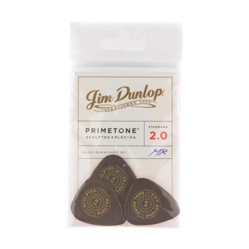 Jim Dunlop 511P200 Primetone Standard Guitar Picks 2.0Mm (3-Pack) — mediatoru komplekts