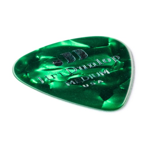 Jim Dunlop 483R12MD Green Pearloid Celluloid Medium Guitar Picks (72-Bag) — guitar pick pack Jim Dunlop 483R12MD Green Pearloid Celluloid Medium Guitar Picks (72-Bag) — guitar pick pack