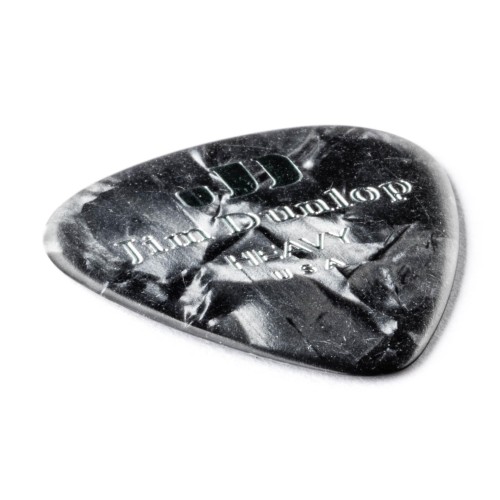 Jim Dunlop 483R02HV Black Pearloid Celluloid Heavy Guitar Picks (72-Bag) — mediatoru komplekts Jim Dunlop 483R02HV Black Pearloid Celluloid Heavy Guitar Picks (72-Bag) — mediatoru komplekts
