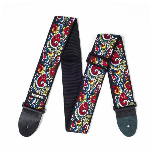 Jim Dunlop JH03 Jimi Hendrix Love Drops Guitar Strap — ģitāras siksna Jim Dunlop JH03 Jimi Hendrix Love Drops Guitar Strap — ģitāras siksna