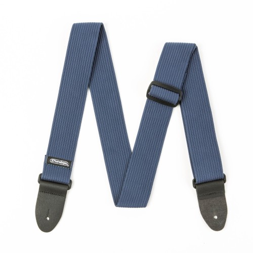 Jim Dunlop D2701NV Ribbed Cotton Guitar Strap (Navy Blue) — ģitāras siksna Jim Dunlop D2701NV Ribbed Cotton Guitar Strap (Navy Blue) — ģitāras siksna