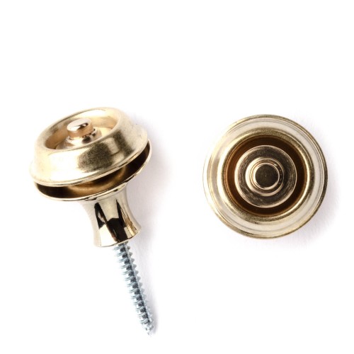 Jim Dunlop SLS1102BR Straplok Original Brass Finish Strap Retainers — siksnas fiksators Jim Dunlop SLS1102BR Straplok Original Brass Finish Strap Retainers — siksnas fiksators