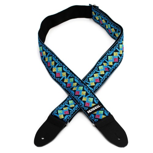 Jim Dunlop JH14 Hendrix 2 In Maui Blue Diamonds Guitar Strp — ģitāras siksna Jim Dunlop JH14 Hendrix 2 In Maui Blue Diamonds Guitar Strp — ģitāras siksna