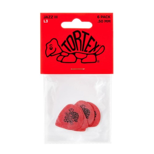 Jim Dunlop 472PL3 Tortex Jazz L3 — mediatoru komplekts