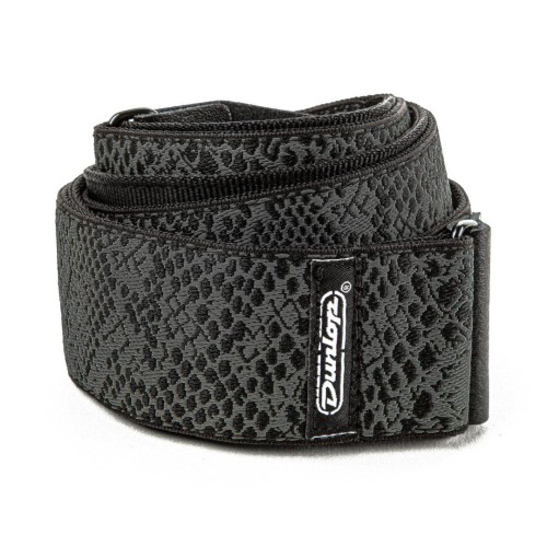 Jim Dunlop D6732 Strap Jacquard Serpentine Black — ģitāras siksna