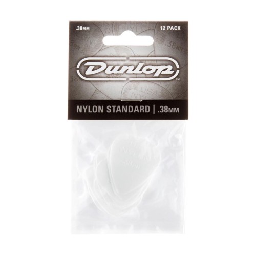 Jim Dunlop 44P038 Nylon Standard Guitar Picks 0,38 mm (12-Pack) — mediatoru komplekts Jim Dunlop 44P038 Nylon Standard Guitar Picks 0,38 mm (12-Pack) — mediatoru komplekts