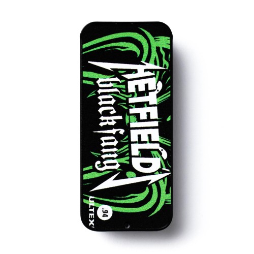 Jim Dunlop PH112T94 Hetfield Black Fang Guitar Pick (.94Mm) Tin (6 Pcs) — mediatoru komplekts Jim Dunlop PH112T94 Hetfield Black Fang Guitar Pick (.94Mm) Tin (6 Pcs) — mediatoru komplekts