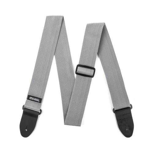 Jim Dunlop D0701GY Poly Guitar Strap Gray — ģitāras siksna