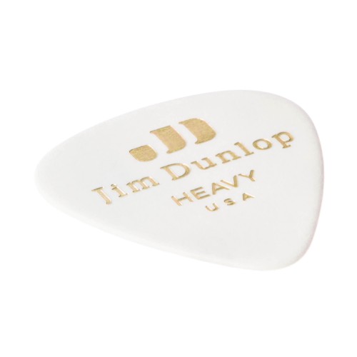 Jim Dunlop 483R01HV White Classic Celluloid Heavy Guitar Picks (72-Bag) — mediatoru komplekts Jim Dunlop 483R01HV White Classic Celluloid Heavy Guitar Picks (72-Bag) — mediatoru komplekts