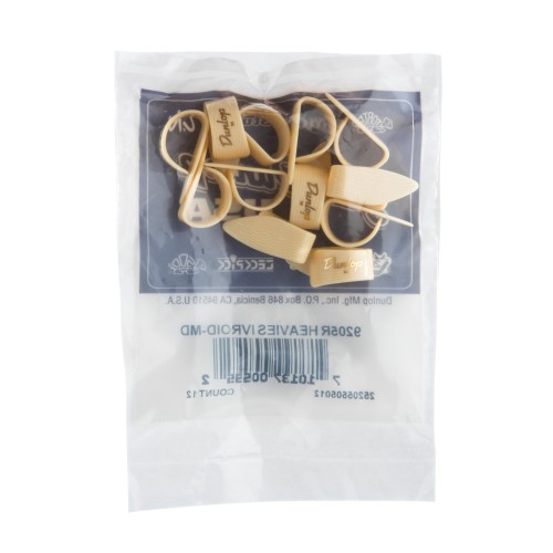 Jim Dunlop 9205R Heavies Ivoroid Medium Thumbpicks (12-Bag) — pirkstu mediatoru komplekts Jim Dunlop 9205R Heavies Ivoroid Medium Thumbpicks (12-Bag) — pirkstu mediatoru komplekts