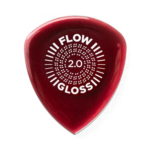 Jim Dunlop 550P200 FLOW GLOSS-3/PLYPK (2 mm) — mediatoru komplekts Jim Dunlop 550P200 FLOW GLOSS-3/PLYPK (2 mm) — mediatoru komplekts