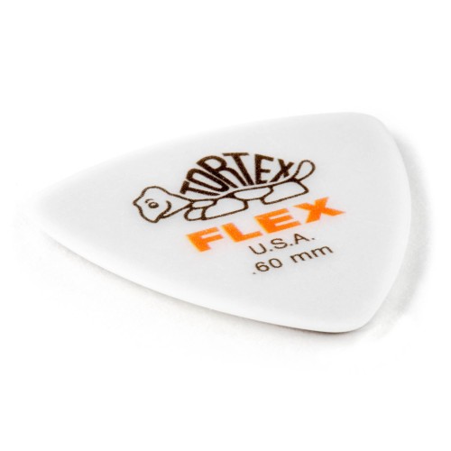 Jim Dunlop 456R060 Tortex Flex Triangle White Guitar Picks .60Mm (72-Bag) — mediatoru komplekts Jim Dunlop 456R060 Tortex Flex Triangle White Guitar Picks .60Mm (72-Bag) — mediatoru komplekts