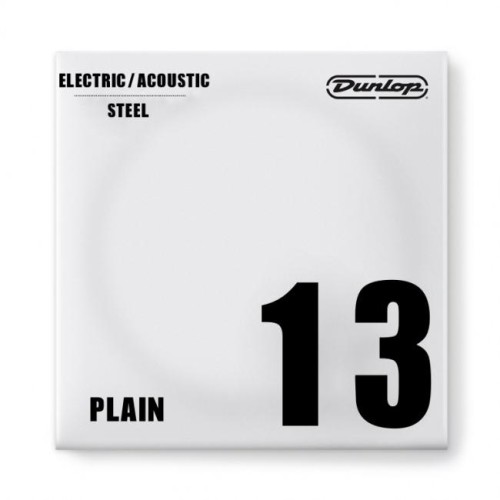 Jim Dunlop DPS13 Plain Steel Electric Guitar Single E/B String .013 — elektriskās ģitāras atsevišķa stīga Jim Dunlop DPS13 Plain Steel Electric Guitar Single E/B String .013 — elektriskās ģitāras atsevišķa stīga