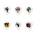 Jim Dunlop BL100T073 Alan Forbes Blackline Series 1 Assorted Guitar Pick (.73Mm) Tin (6 Pcs) — mediatoru komplekts Jim Dunlop BL100T073 Alan Forbes Blackline Series 1 Assorted Guitar Pick (.73Mm) Tin (6 Pcs) — mediatoru komplekts