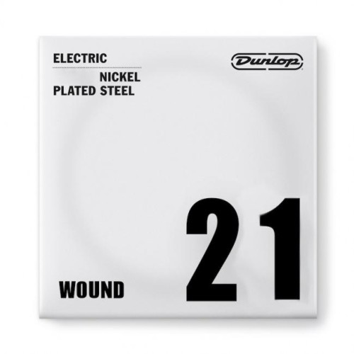 Jim Dunlop DEN21 Nickel Wound Electric Guitar Single String .021 — elektriskās ģitāras atsevišķa stīga