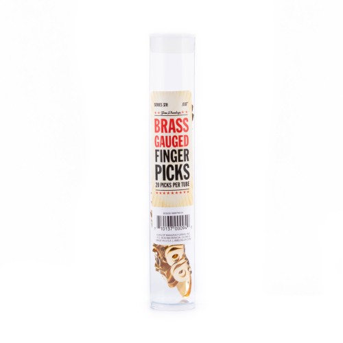 Jim Dunlop 37R018 Brass Fingerpicks .018″ (20-Tube) — pirkstu mediatoru komplekts Jim Dunlop 37R018 Brass Fingerpicks .018″ (20-Tube) — pirkstu mediatoru komplekts