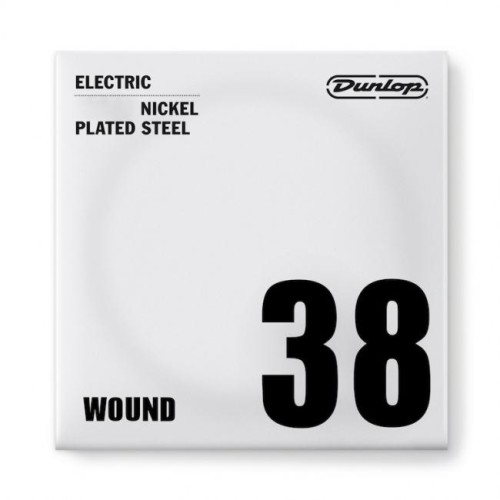 Jim Dunlop DEN38 Nickel Wound Electric Guitar Single A/E String .038 — elektriskās ģitāras atsevišķa stīga