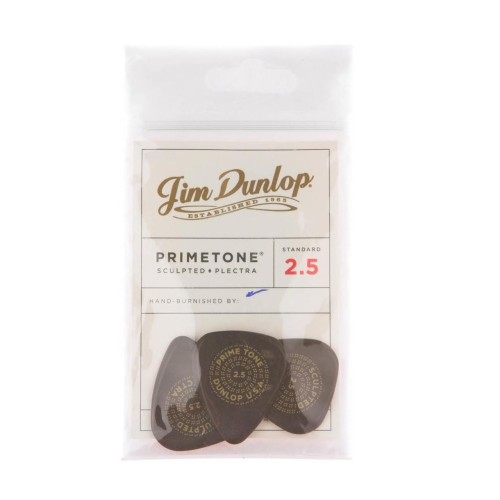 Jim Dunlop 511P250 Primetone Standard Guitar Picks 2.5Mm (3-Pack) — mediatoru komplekts