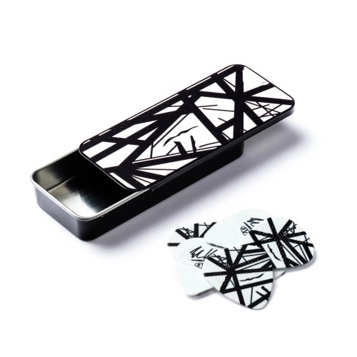 Jim Dunlop EVHPT03 Eddie Van Halen Lulu Rock Guitar Pick Tin (6 Pcs) — mediatoru komplekts Jim Dunlop EVHPT03 Eddie Van Halen Lulu Rock Guitar Pick Tin (6 Pcs) — mediatoru komplekts