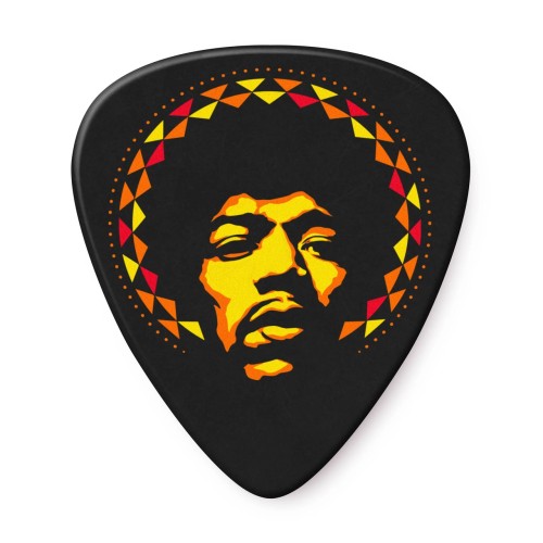 Jim Dunlop JHP16HV Jimi Hendrix Aura Mandala Guitar Picks (6-Pack) — mediatoru komplekts Jim Dunlop JHP16HV Jimi Hendrix Aura Mandala Guitar Picks (6-Pack) — mediatoru komplekts