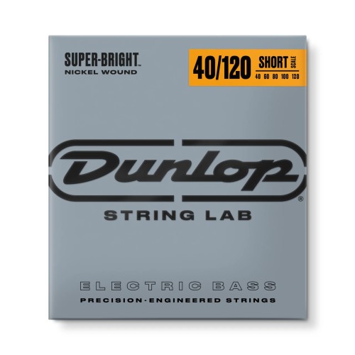 Jim Dunlop DBSBN40120S Nickel Wound Super Bright Short Scale Bass Strings Set/5 (40-120) — basģitāras stīgas Jim Dunlop DBSBN40120S Nickel Wound Super Bright Short Scale Bass Strings Set/5 (40-120) — basģitāras stīgas