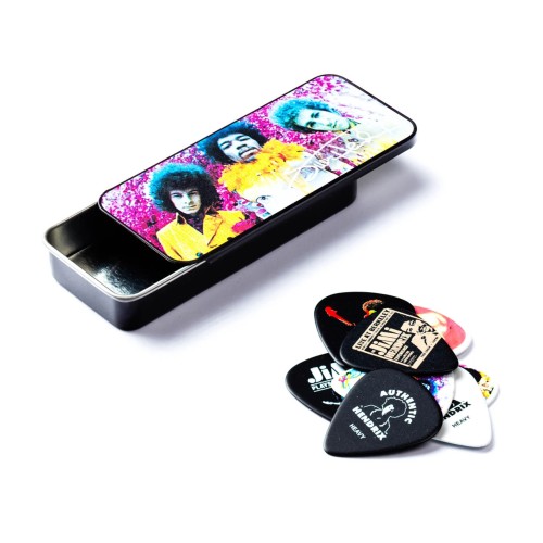 Jim Dunlop JHPT01M Jimi Hendrix Are You Experienced Guitar Pick Tin (12 Pcs) — mediatoru komplekts Jim Dunlop JHPT01M Jimi Hendrix Are You Experienced Guitar Pick Tin (12 Pcs) — mediatoru komplekts