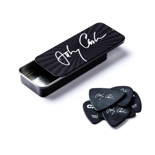 Jim Dunlop JCPT03M Johnny Cash Signature Guitar Pick Tin (6 Pcs) — mediatoru komplekts Jim Dunlop JCPT03M Johnny Cash Signature Guitar Pick Tin (6 Pcs) — mediatoru komplekts