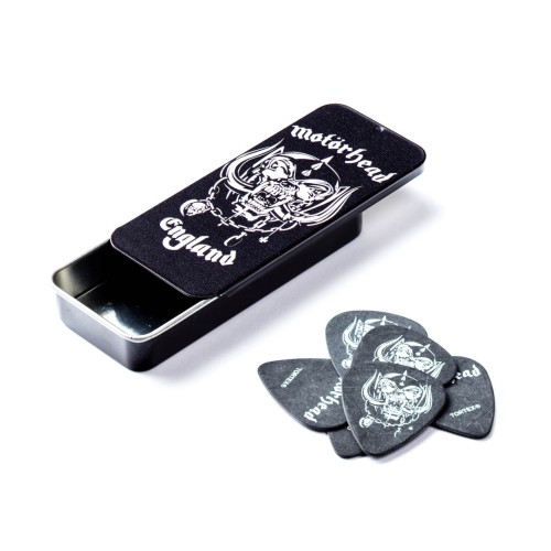 Jim Dunlop MHPT01 Motorhead Warpig Guitar .88Mm Pick Tin (6 Pcs) — mediatoru komplekts Jim Dunlop MHPT01 Motorhead Warpig Guitar .88Mm Pick Tin (6 Pcs) — mediatoru komplekts