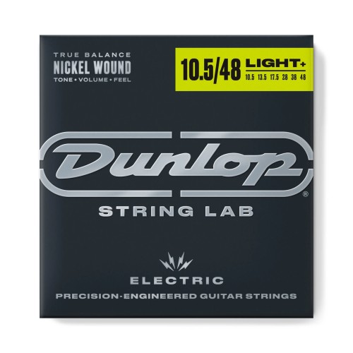 Jim Dunlop DEN10548 Nickel Wound Electric Guitar Strings 10.5-48 — elektriskās ģitāras stīgas
