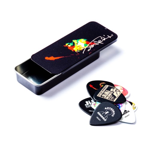 Jim Dunlop JHPT04H Jimi Hendrix Band Of Gipsies Guitar Pick Tin (12 Pcs) — mediatoru komplekts Jim Dunlop JHPT04H Jimi Hendrix Band Of Gipsies Guitar Pick Tin (12 Pcs) — mediatoru komplekts