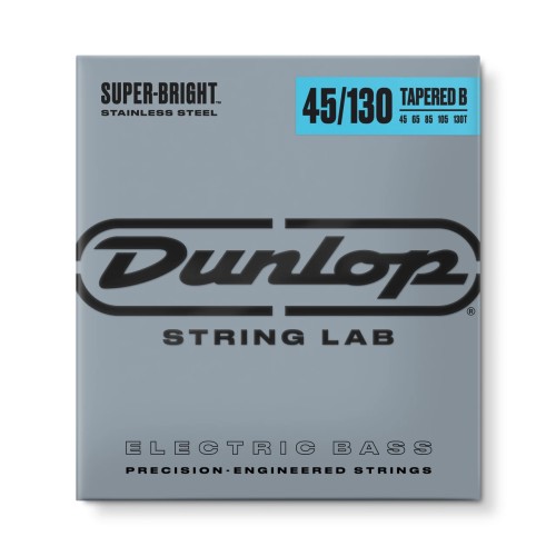 Jim Dunlop DBSBS45130T Super Bright Steel Bass Strings Set/5 (45-130T) — basģitāras stīgas Jim Dunlop DBSBS45130T Super Bright Steel Bass Strings Set/5 (45-130T) — basģitāras stīgas