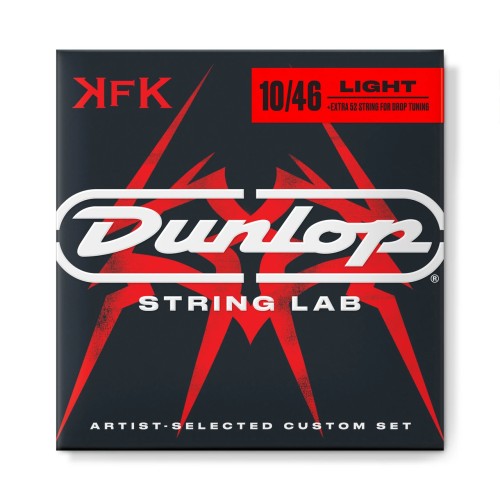 Jim Dunlop KKN1052 Nickel Wound Kerry King Icon Signature Light Guitar Strings Set (6 Pcs) (10–52) — elektriskās ģitāras stīgas Jim Dunlop KKN1052 Nickel Wound Kerry King Icon Signature Light Guitar Strings Set (6 Pcs) (10–52) — elektriskās ģitāras stīgas
