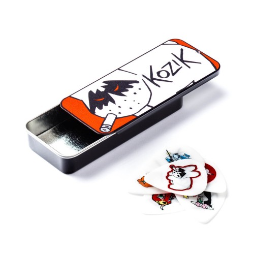 Jim Dunlop BL109T073 Frank Kozik Series 1 Blackline Art Guitar Picks 0,73 mm (6 Pcs) — mediatoru komplekts Jim Dunlop BL109T073 Frank Kozik Series 1 Blackline Art Guitar Picks 0,73 mm (6 Pcs) — mediatoru komplekts