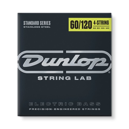 Jim Dunlop DBS60120 Stainless Steel Bass Strings 06-120 / 4-String — basģitāras stīgas Jim Dunlop DBS60120 Stainless Steel Bass Strings 06-120 / 4-String — basģitāras stīgas