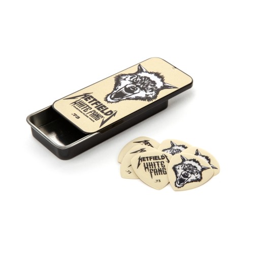 Jim Dunlop PH122T073 White Fang Guitar Pick Tin .73 Mm — mediatoru komplekts Jim Dunlop PH122T073 White Fang Guitar Pick Tin .73 Mm — mediatoru komplekts