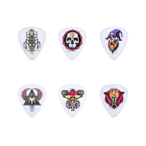 Jim Dunlop BL115P073 Alan Forbes Blackline Series 2 Asorted Guitar Picks Players Pack .73Mm (6 Pcs) — mediatoru komplekts Jim Dunlop BL115P073 Alan Forbes Blackline Series 2 Asorted Guitar Picks Players Pack .73Mm (6 Pcs) — mediatoru komplekts
