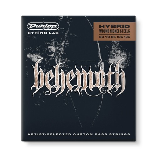 Jim Dunlop BEHYN50125 Behemoth Hyb Bass-Nkl Sb 50/125-5/Set — basģitāras stīgas Jim Dunlop BEHYN50125 Behemoth Hyb Bass-Nkl Sb 50/125-5/Set — basģitāras stīgas