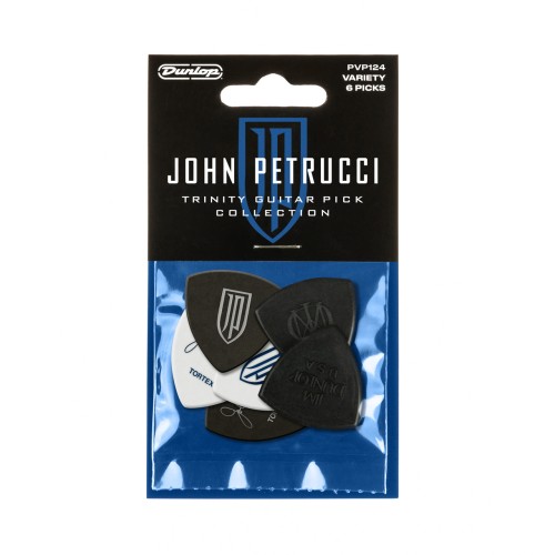 Jim Dunlop PVP124 Pick Var Petrucci Trinity Pack-6/Plypk — mediatoru komplekts Jim Dunlop PVP124 Pick Var Petrucci Trinity Pack-6/Plypk — mediatoru komplekts