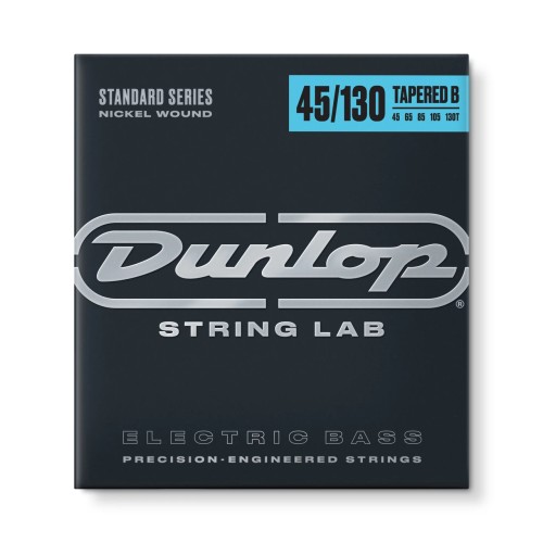 Jim Dunlop DBN45130T Nickel Wound Long Scale Bass Strings Set/5, Tapered (45–130) — basģitāras stīgas Jim Dunlop DBN45130T Nickel Wound Long Scale Bass Strings Set/5, Tapered (45–130) — basģitāras stīgas