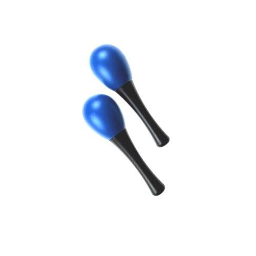 Kera Audio M22 — zilas marakas, pāris Kera Audio M22 — zilas marakas, pāris