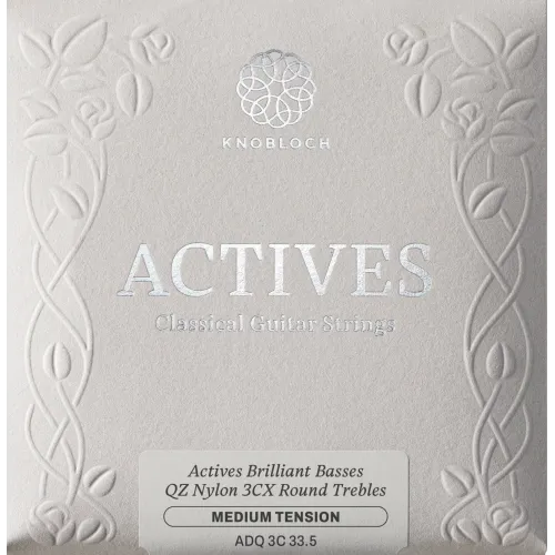 Knobloch Actives QZ Nylon 3CX — stīgu komplekts — Vidējs 33,5 Knobloch Actives QZ Nylon 3CX — stīgu komplekts — Vidējs 33,5
