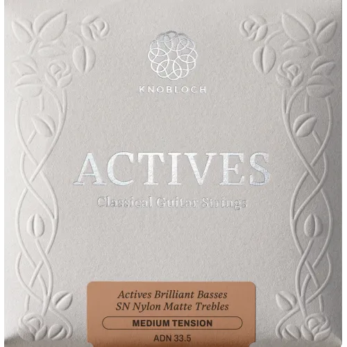 Knobloch Actives SN Nylon — stīgu komplekts — Vidējs 33,5 Knobloch Actives SN Nylon — stīgu komplekts — Vidējs 33,5