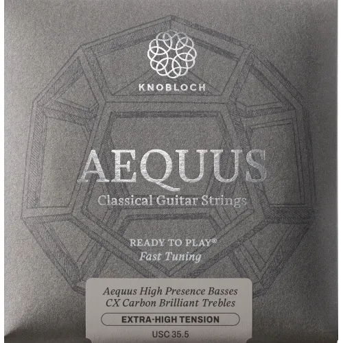Knobloch Aequus CX Carbon — stīgu komplekts — Īpaši augsts 35,5 Knobloch Aequus CX Carbon — stīgu komplekts — Īpaši augsts 35,5