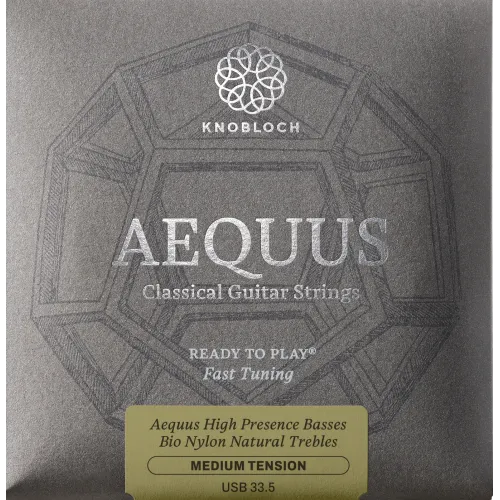 Knobloch Aequus BIO Nylon — stīgu komplekts — Vidējs 33,5 Knobloch Aequus BIO Nylon — stīgu komplekts — Vidējs 33,5