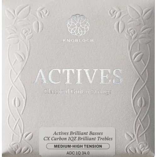 Knobloch Actives CX Carbon 1QZ — stīgu komplekts — Vidēji augsts 34