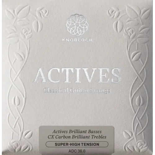 Knobloch Actives CX Carbon — stīgu komplekts — Superaugsts 36 Knobloch Actives CX Carbon — stīgu komplekts — Superaugsts 36