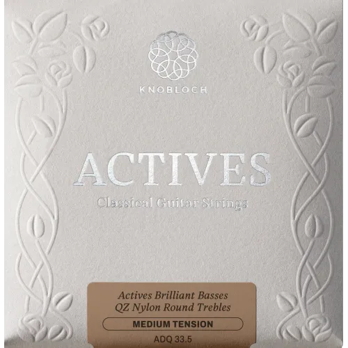 Knobloch Actives QZ Nylon — stīgu komplekts — Vidējs 33,5 Knobloch Actives QZ Nylon — stīgu komplekts — Vidējs 33,5