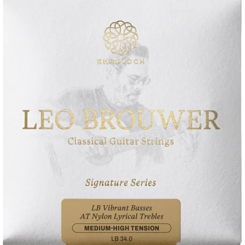 Knobloch Leo Brouwer AT Nylon — stīgu komplekts — Vidēji augsts 34 Knobloch Leo Brouwer AT Nylon — stīgu komplekts — Vidēji augsts 34