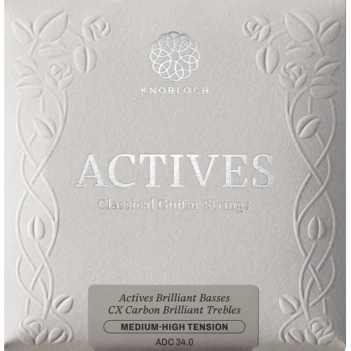 Knobloch Actives CX Carbon — stīgu komplekts — Vidēji augsts 34 Knobloch Actives CX Carbon — stīgu komplekts — Vidēji augsts 34