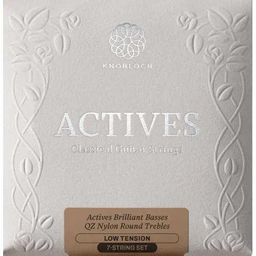 Knobloch Actives QZ Nylon 7-string — stīgu komplekts — Zems 33 Knobloch Actives QZ Nylon 7-string — stīgu komplekts — Zems 33